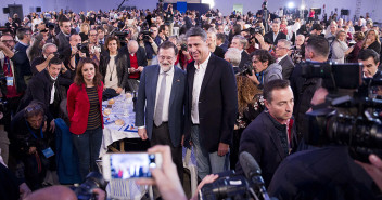 Mariano Rajoy en el acto de cierre de campaña