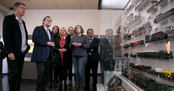 Mariano Rajoy visita el Museo del Juguete en Figueras