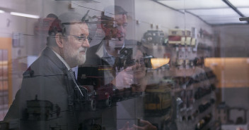 Mariano Rajoy visita el Museo del Juguete en Figueras