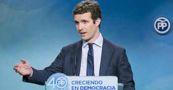 El vicesecretario de Comunicación del PP, Pablo Casado