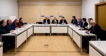 El secretario ejecutivo del PP en el Exterior, Ramón Moreno, se reúne en Santiago con dirigentes del PP de Galicia