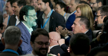 Mariano Rajoy a su llegada a la Escuela de Invierno