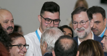Mariano Rajoy a su llegada a la Escuela de Invierno 