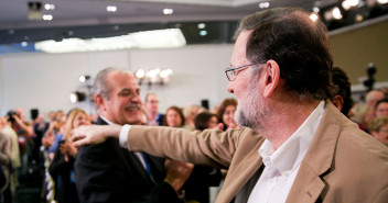 El Presidente del Gobierno y del PP, Mariano Rajoy