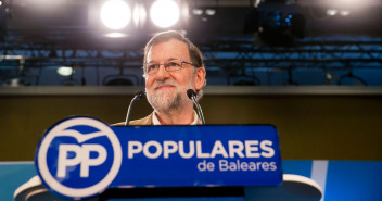 El Presidente del Gobierno y del PP, Mariano Rajoy