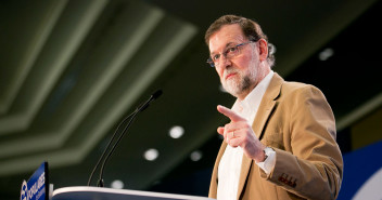 El Presidente del Gobierno y del PP, Mariano Rajoy