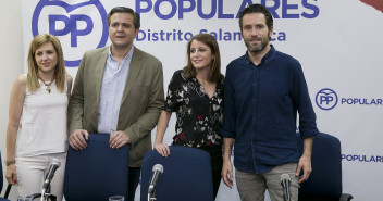 Andrea Levy participa en la Escuela de Formación Política de NNGG del Distrito de Salamanca