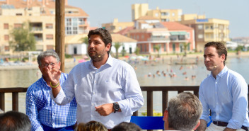 Teodoro Garcia Egea en un acto del PP de Murcia