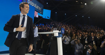 El presidente del Partido Popular, Pablo Casado