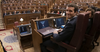 Pablo Casado en el debate de los PGE2019
