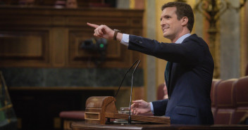 Pablo Casado en el debate de los PGE2019