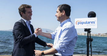 Pablo Casado en un acto del PP en Málaga