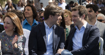 Pablo Casado en un acto del PP en Málaga