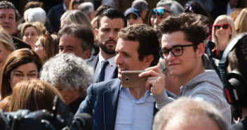 Pablo Casado, en un encuentro con los candidatos de la zona del “Besaya” en Torrelavega