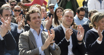 Pablo Casado en un acto en León 