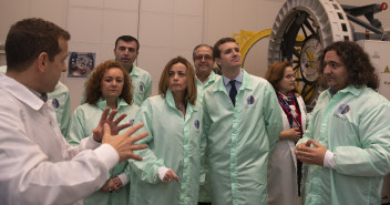 Pablo Casado en su visita a La Laguna