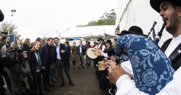 Pablo Casado en un Mitin en Nemenzo, Santiago de Compostela