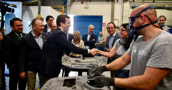 Pablo Casado en su visita a Gran Canaria