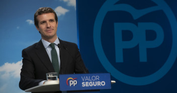 Pablo Casado en rueda de prensa Valoración Resultados Electorales