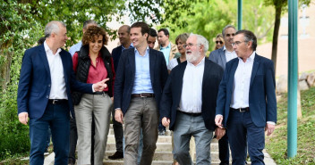 Pablo Casado en la presentación del programa electoral europeo en Zaragoza