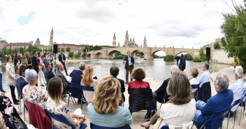 Pablo Casado en la presentación del programa electoral europeo en Zaragoza