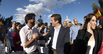 Pablo Casado en el cierre de campaña en Madrid