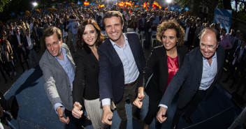 Pablo Casado en el cierre de campaña en Madrid