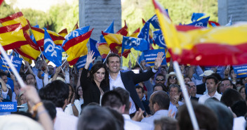 Pablo Casado en el cierre de campaña en Madrid