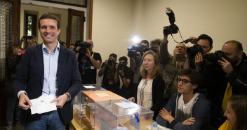 Pablo Casado votaciones Madrid 