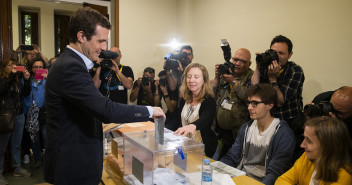 Pablo Casado votaciones Madrid 