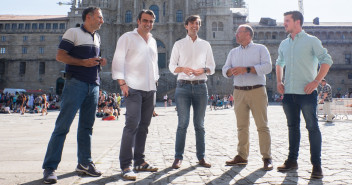 Pablo Montesinos visita Santiago de Compostela