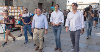 Pablo Montesinos visita Santiago de Compostela