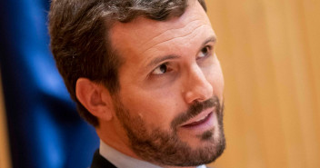 El presidente del Partido Popular, Pablo Casado