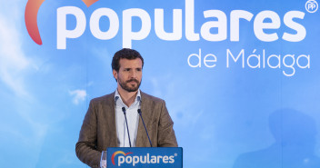 El presidente del Partido Popular, Pablo Casado