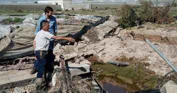 Casado visita las zonas afectadas por la DANA en Almería, Murcia y Alicante