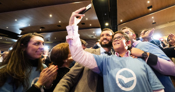 Pablo Casado clausura un acto del PP sobre empleo y pensiones