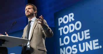 Pablo Casado clausura un acto del PP sobre empleo y pensiones