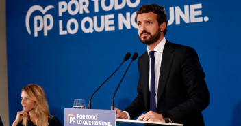 Pablo Casado en la Junta Directiva del PP de Cataluña