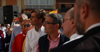 Pablo Montesinos acude a la manifestación de Sociedad Civil Malagueña