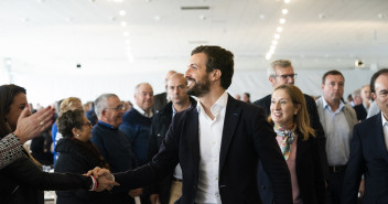 Pablo Casado, en Lalín