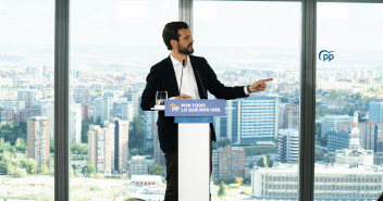 El presidente del Partido Popular, Pablo Casado