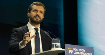 Intervención de Pablo Casado en el cierre de campaña del PP en Madrid