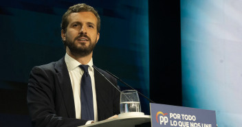 Intervención de Pablo Casado en el cierre de campaña del PP en Madrid