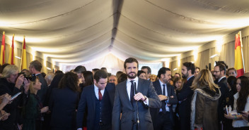 Pablo Casado, en declaraciones a los medios de comunicación