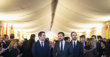 Pablo Casado, en declaraciones a los medios de comunicación