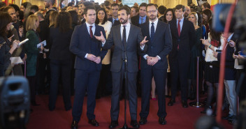 Pablo Casado, en declaraciones a los medios de comunicación