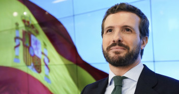 El presidente del Partido Popular, Pablo Casado