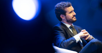 Pablo Casado en la entrega de los Premios Populares de Alcobendas