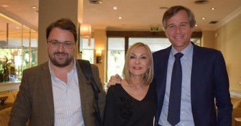 IAntonio González Terol, Australia Navarro y Asier Antona en la Interparlamentaria del PP de Canarias