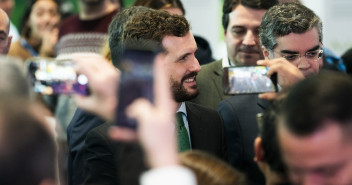 Pablo Casado, durante su visita a FITUR 2020